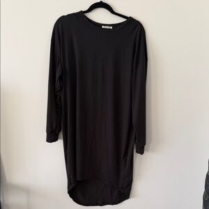 Elegant Black Midi Dress